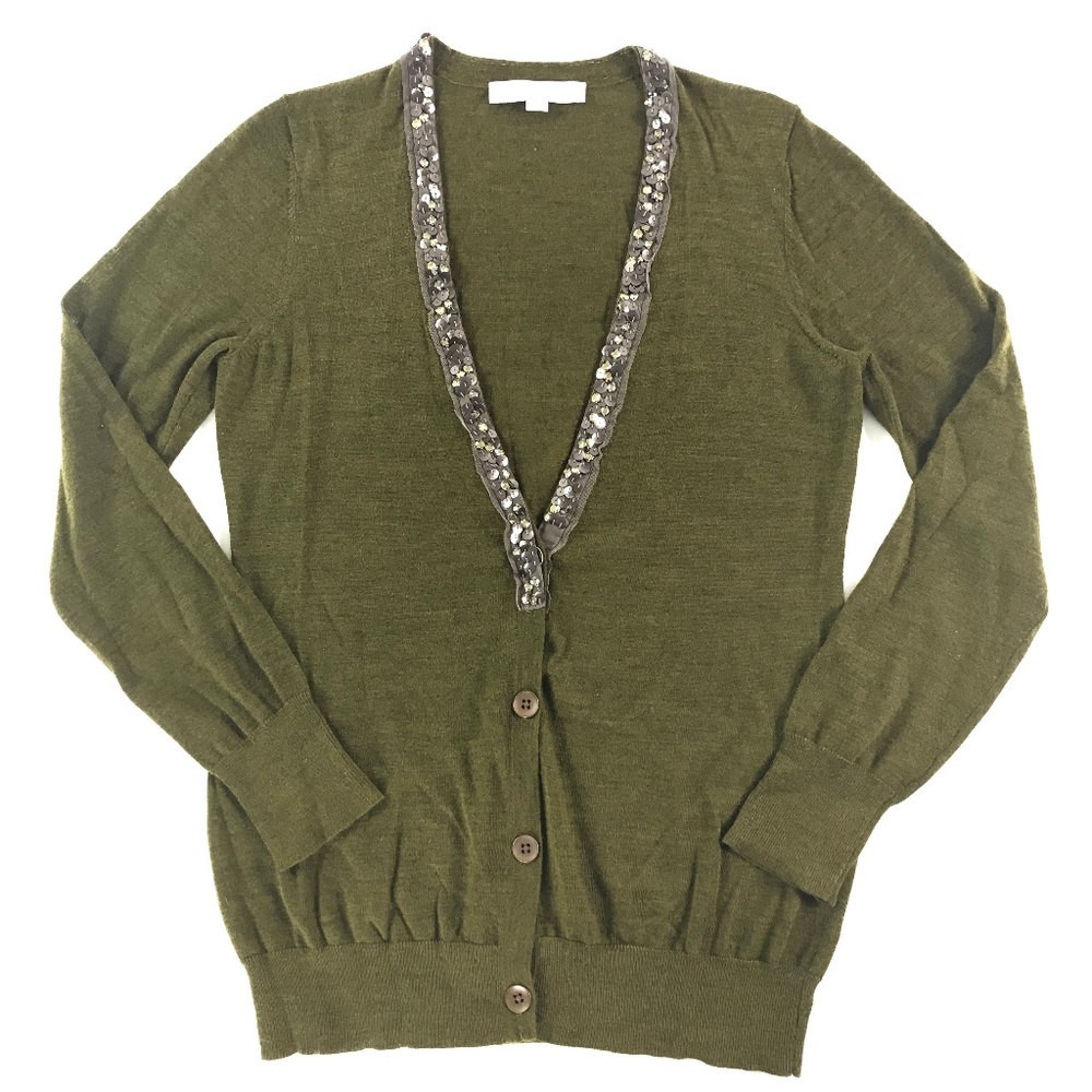Ann Taylor LOFT Wool Blend Cardigan Sweater